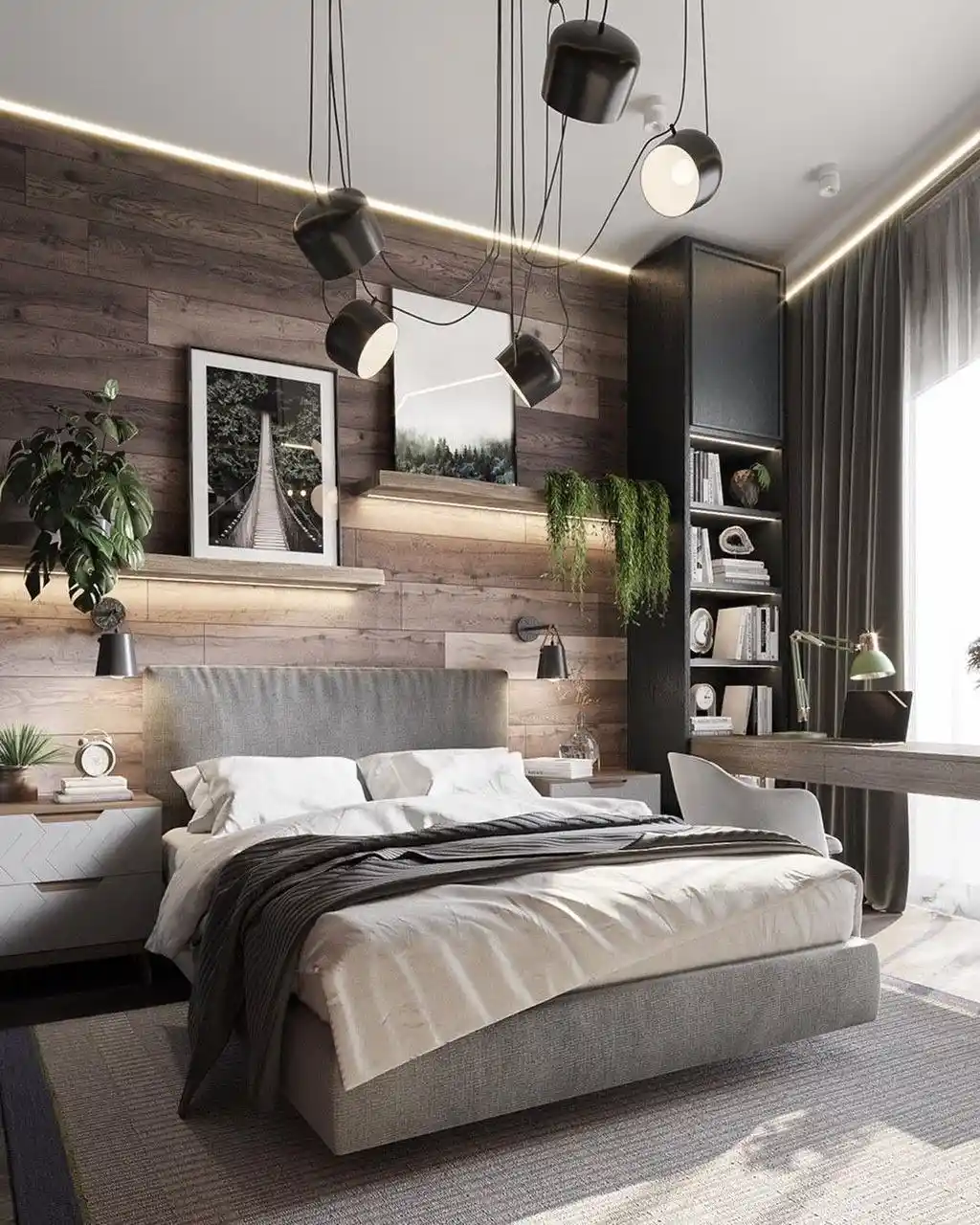 Mens Bedroom Ideas Masculine Interior