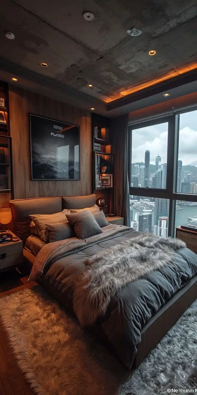 Mens Bedroom Ideas Masculine Interior