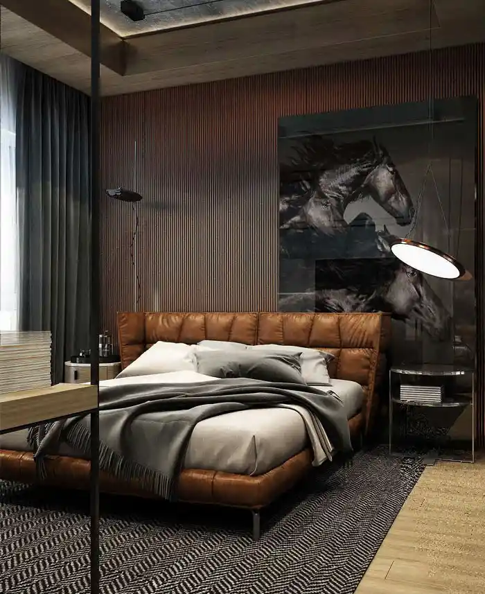 Mens Bedroom Ideas Masculine Interior