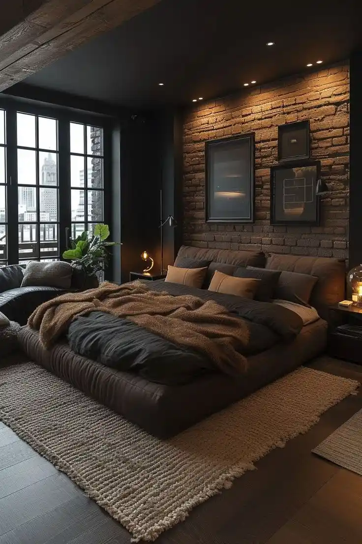 Mens Bedroom Ideas Masculine Interior