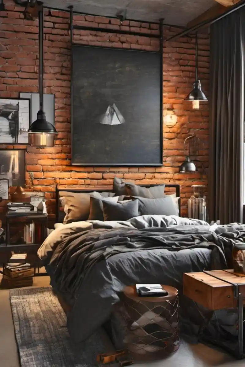 Mens Bedroom Ideas Masculine Interior