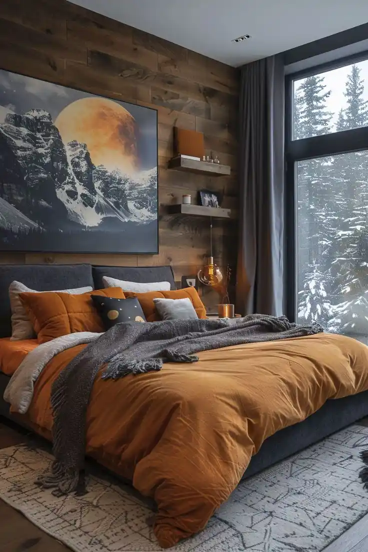 Mens Bedroom Ideas Masculine Interior