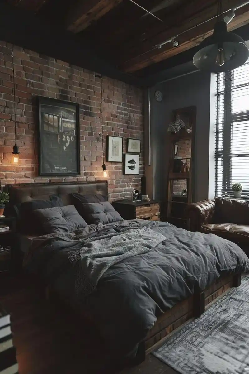 Mens Bedroom Ideas Masculine Interior