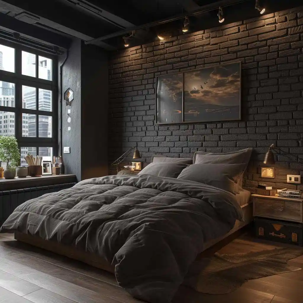 Mens Bedroom Ideas Masculine Interior