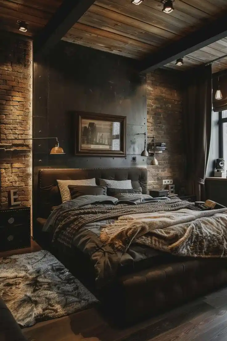 Mens Bedroom Ideas Masculine Interior