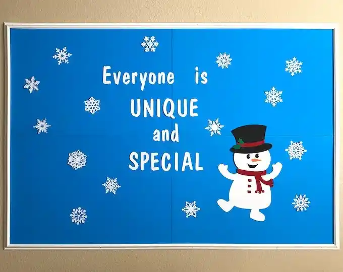 Snowman Bulletin Board