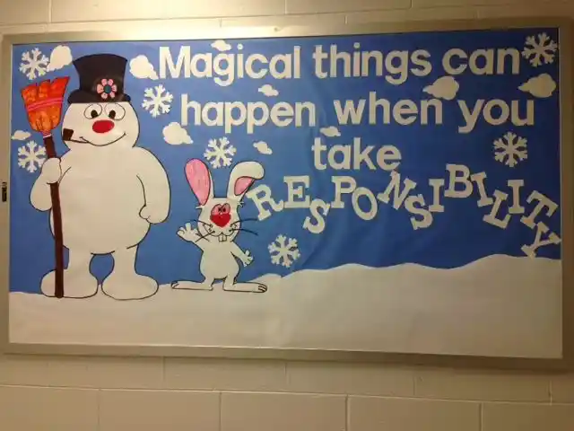 Snowman Bulletin Board