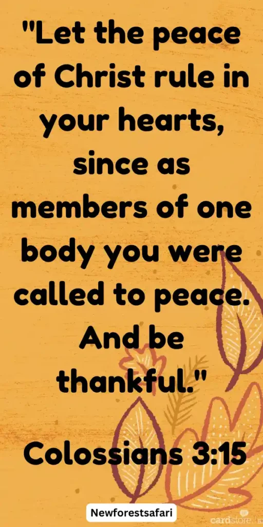 Thanksgiving Bible Verses