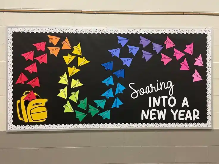 New Year Bulletin Boards Decorations for School