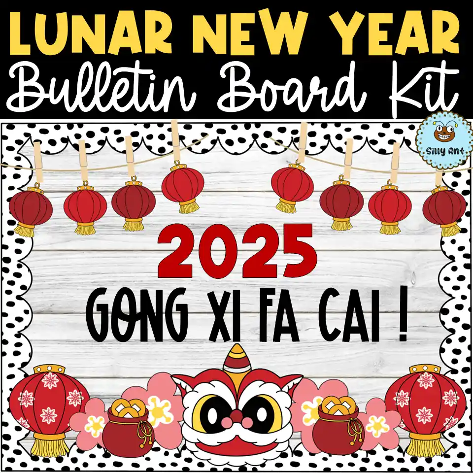 New Year Bulletin Boards Decorations for School