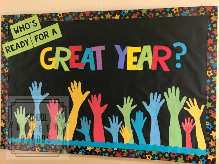 New Year Bulletin Boards Decorations for School