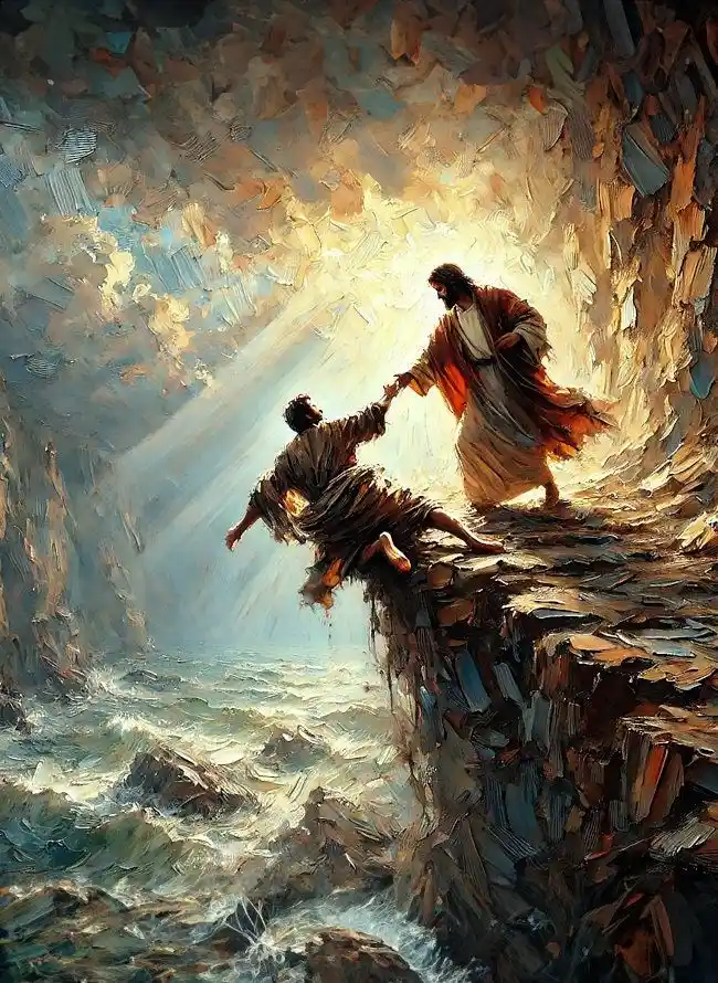 Jesus Holding Me Images