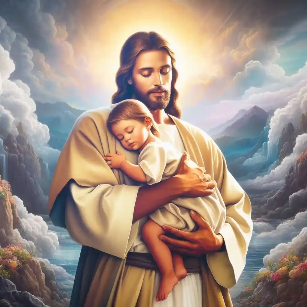 Jesus Holding Me Images