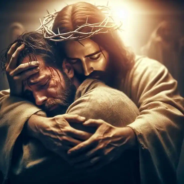 Jesus Holding Me Images