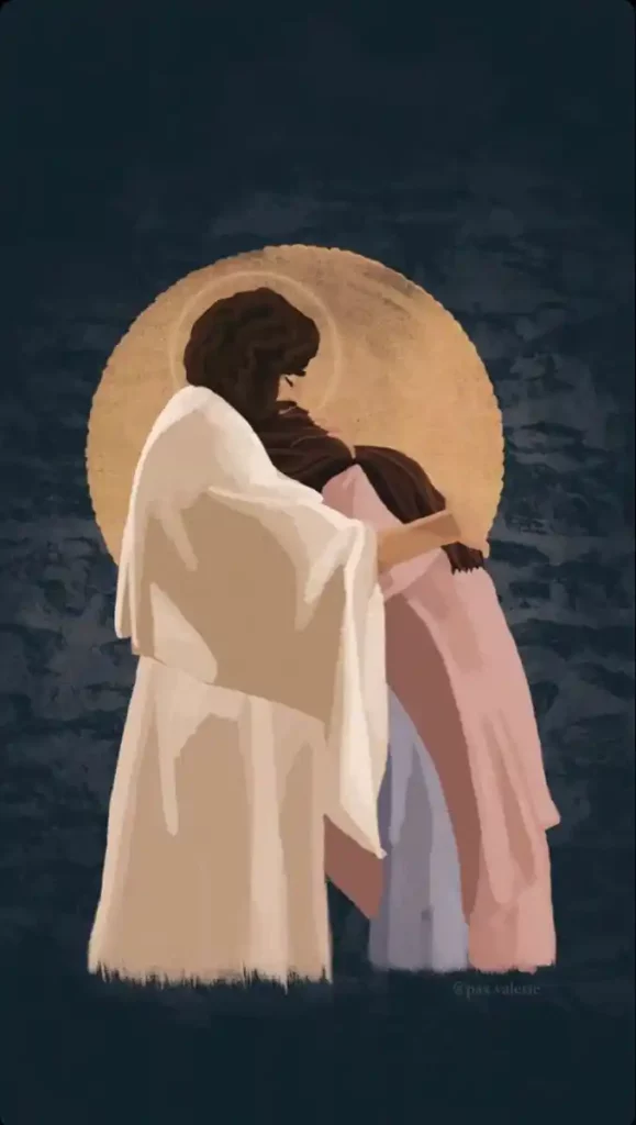 Jesus Holding Me Images