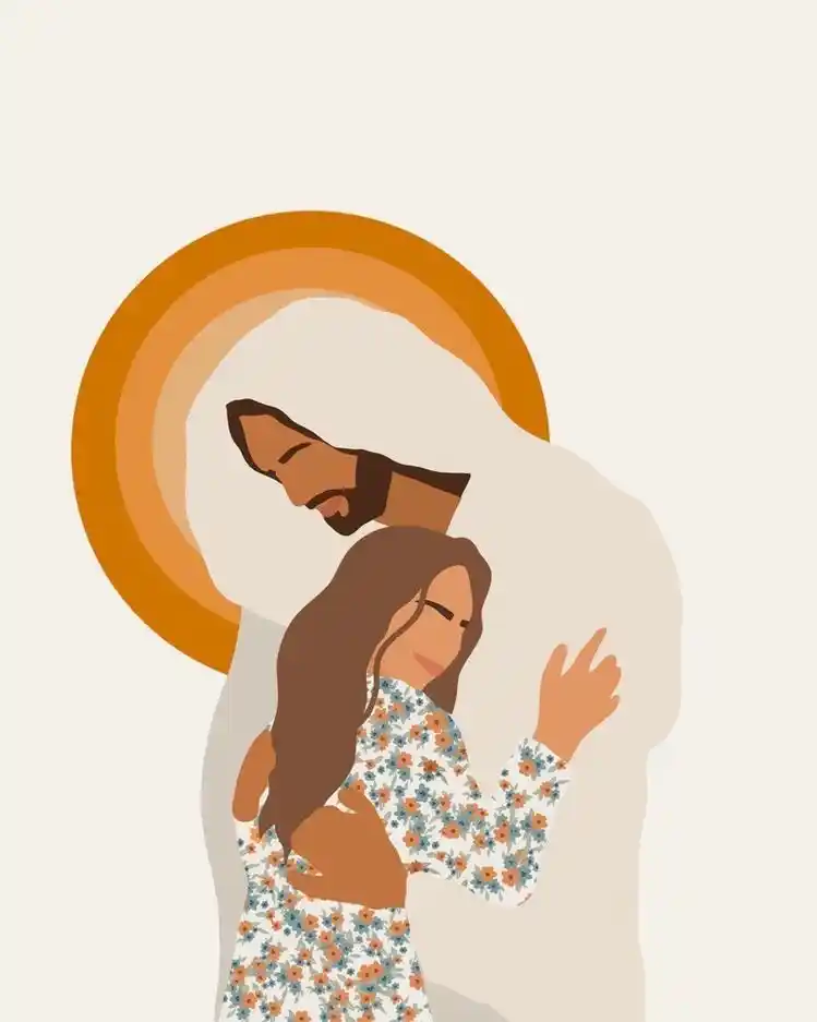 Jesus Holding Me Images