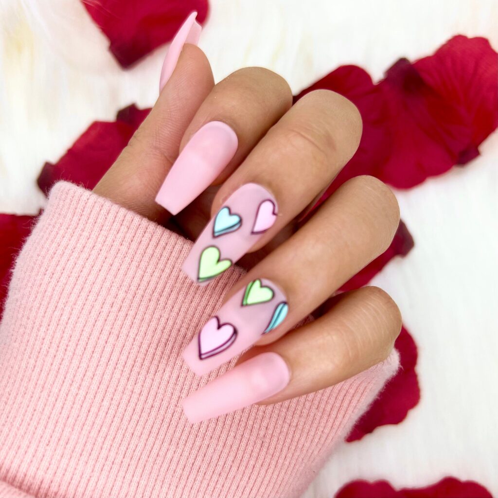 Valentine Day Nails