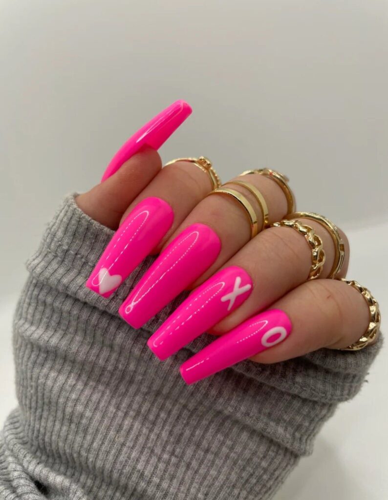 Valentine Day Nails