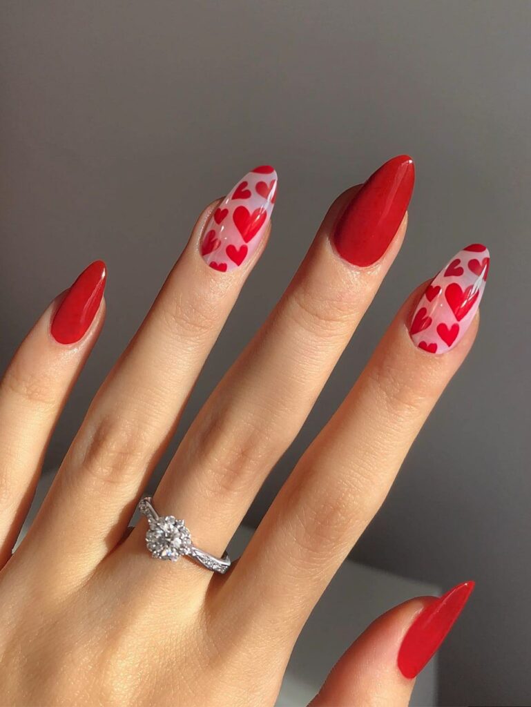 Valentine Day Nails