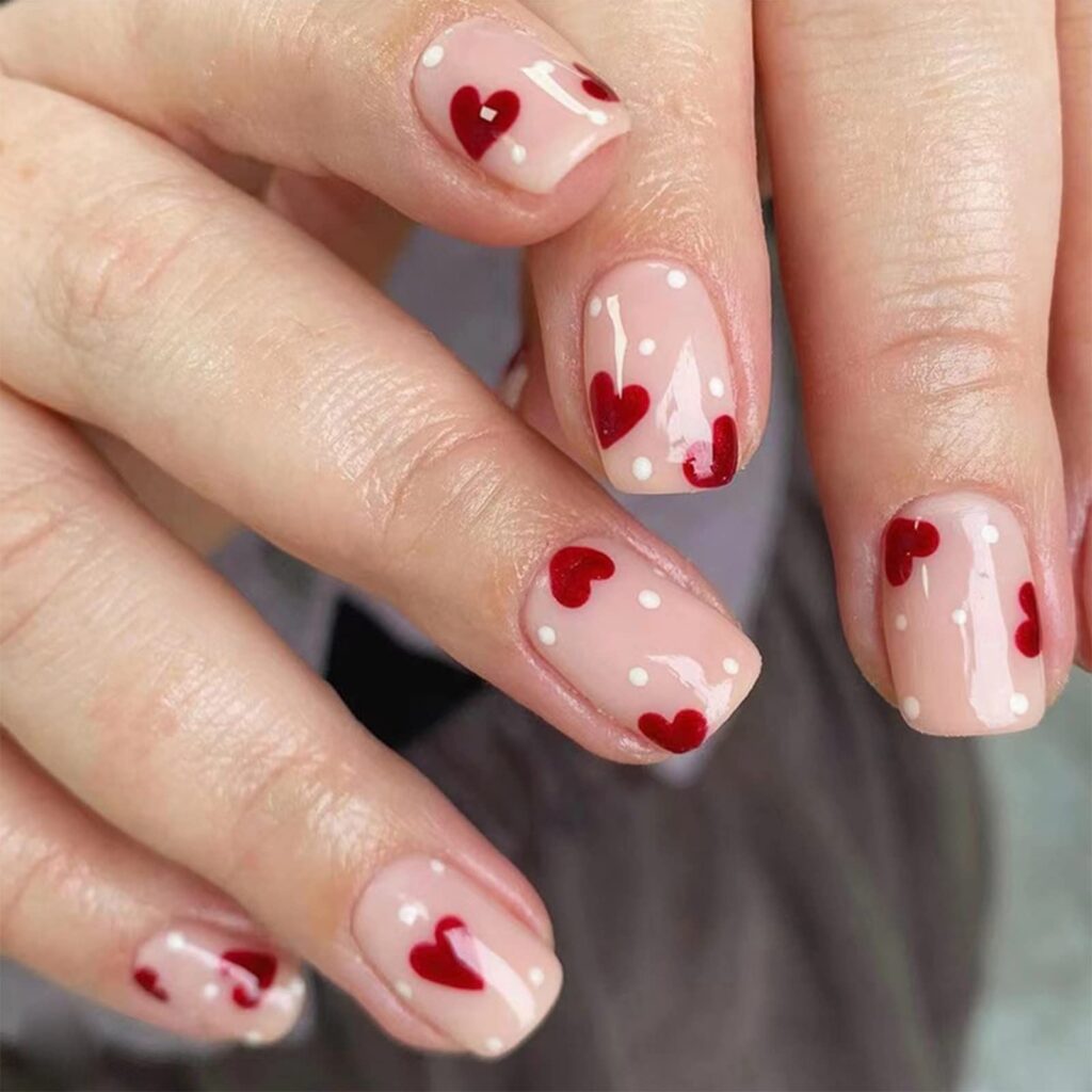Valentine Day Nails