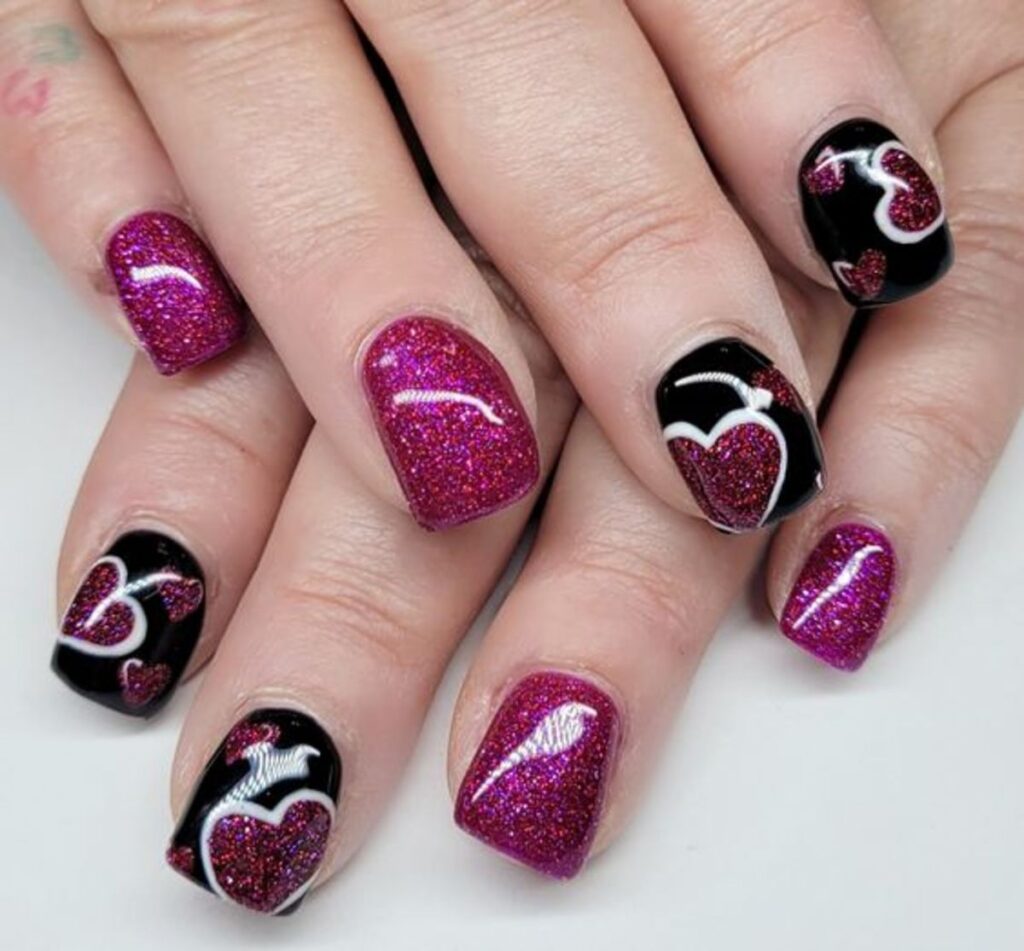 Valentine Day Nails