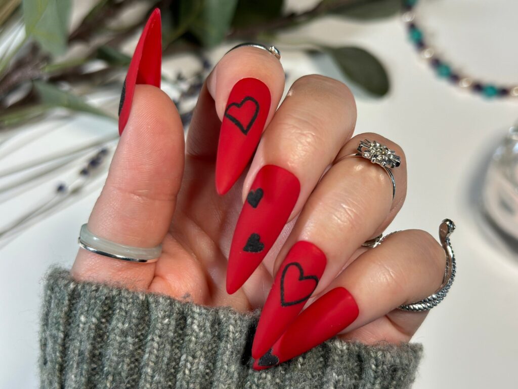 Valentine Day Nails