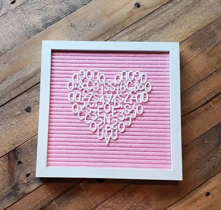 Valentine Letter Board Ideas
