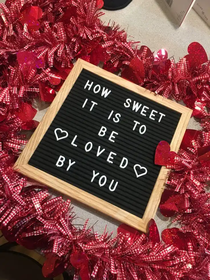 Valentine Letter Board Ideas