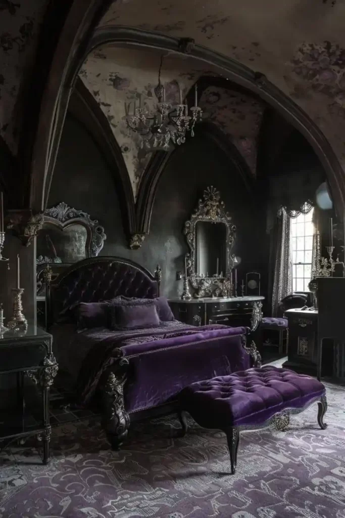 90s Whimsy Goth Bedroom