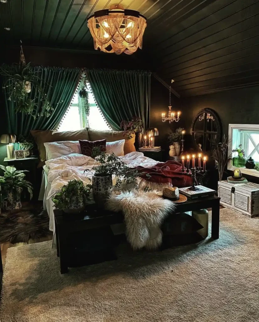 90s Whimsy Goth Bedroom