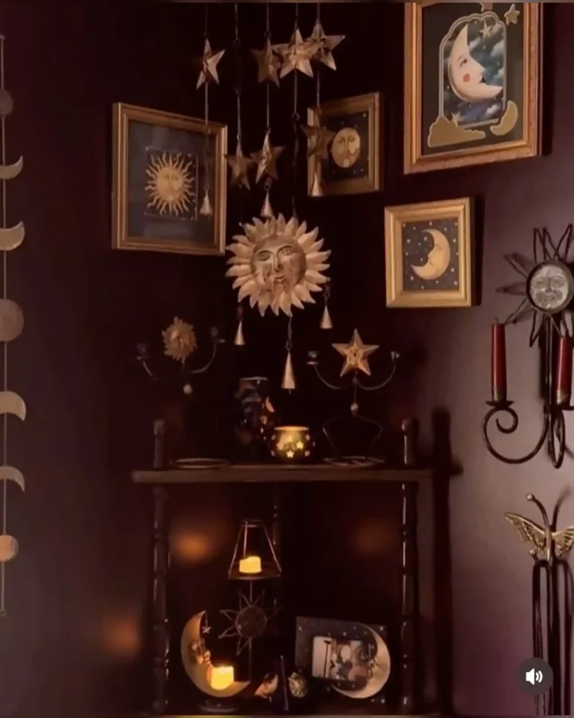 90s Whimsy Goth Bedroom