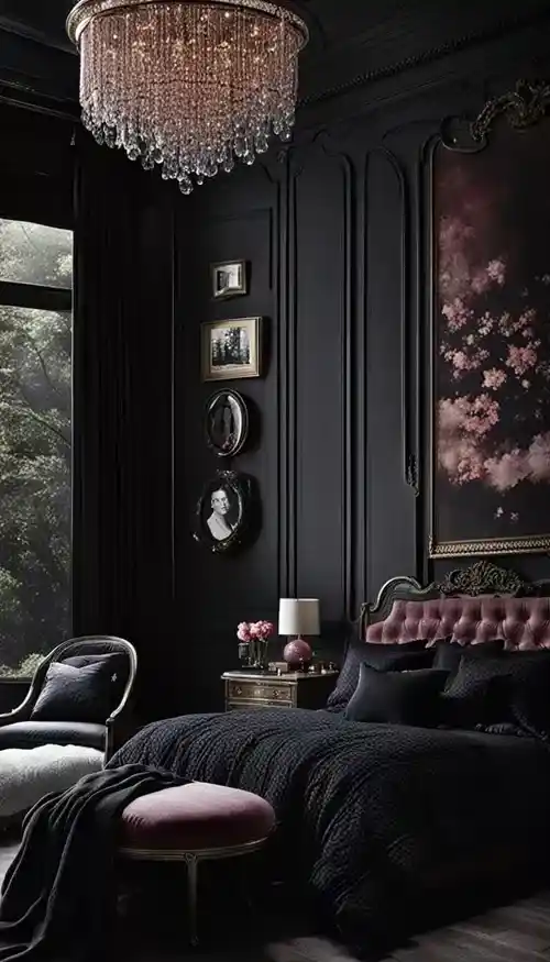 90s Whimsy Goth Bedroom