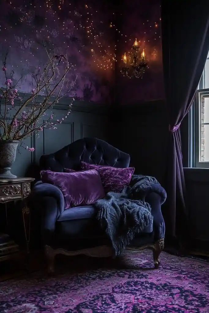 90s Whimsy Goth Bedroom