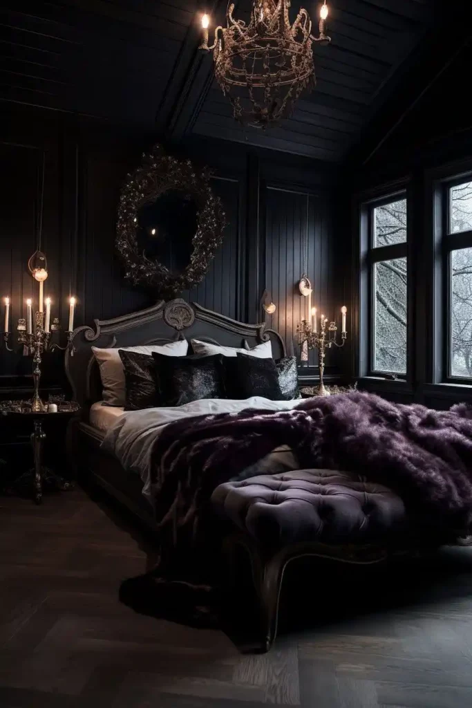 90s Whimsy Goth Bedroom