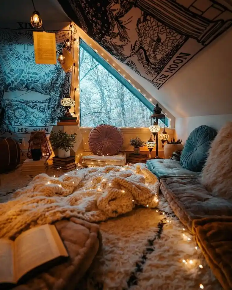 90s Whimsy Goth Bedroom