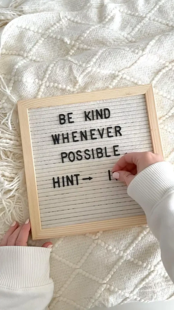 Easy Letterboard Quotes