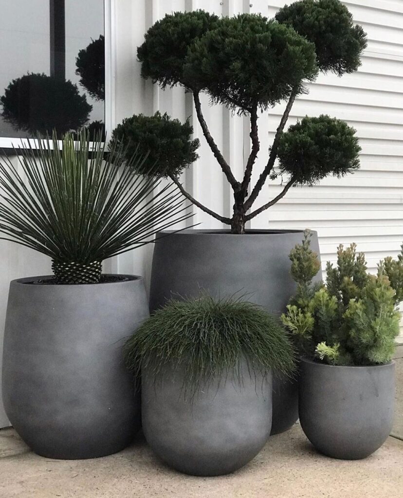 Front Porch Flower Pot Ideas