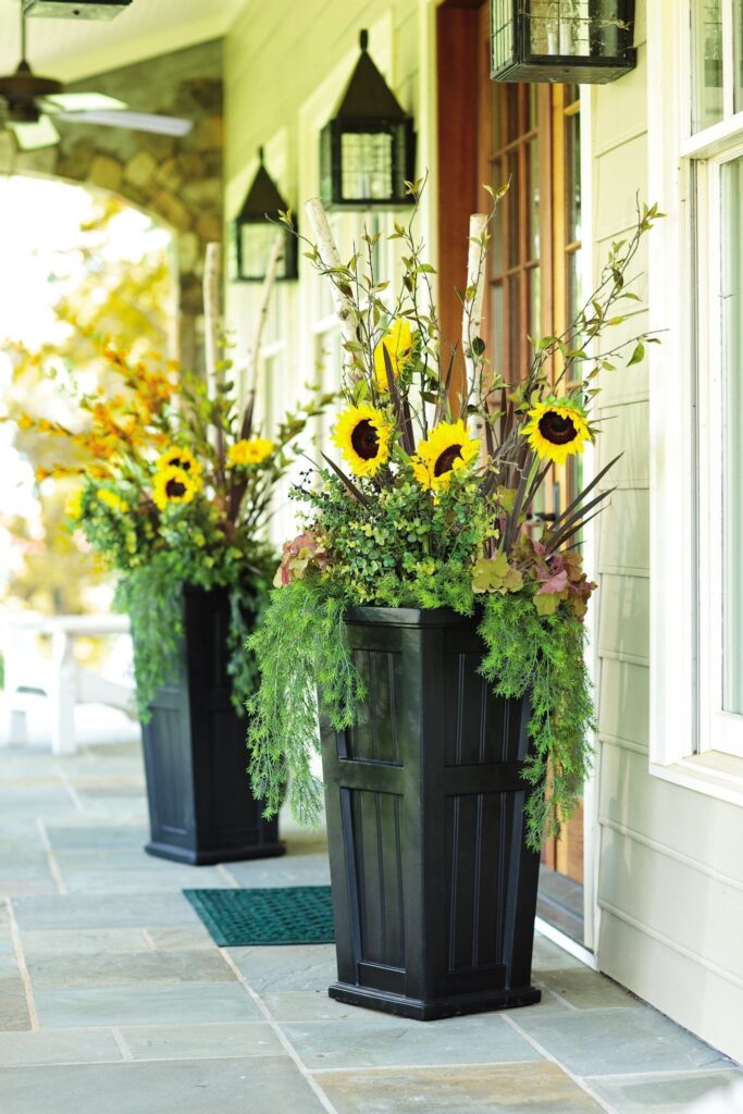 Front Porch Flower Pot Ideas