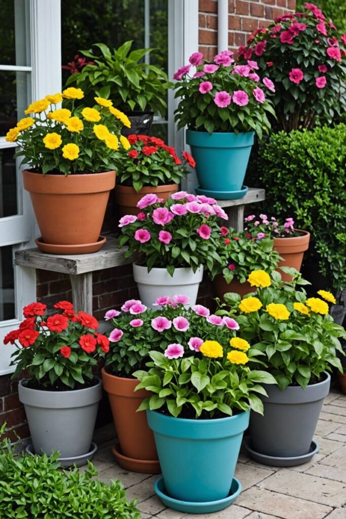 Front Porch Flower Pot Ideas
