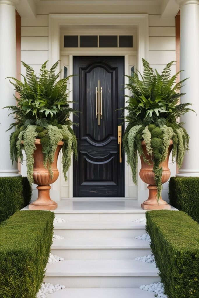 Front Porch Flower Pot Ideas