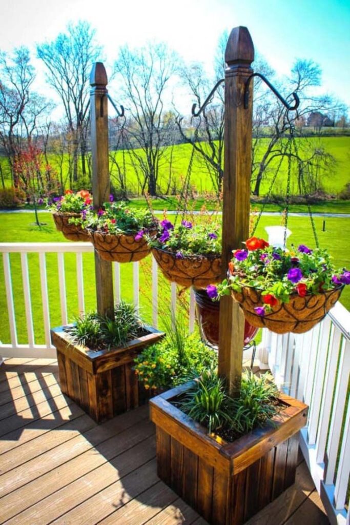 Front Porch Flower Pot Ideas