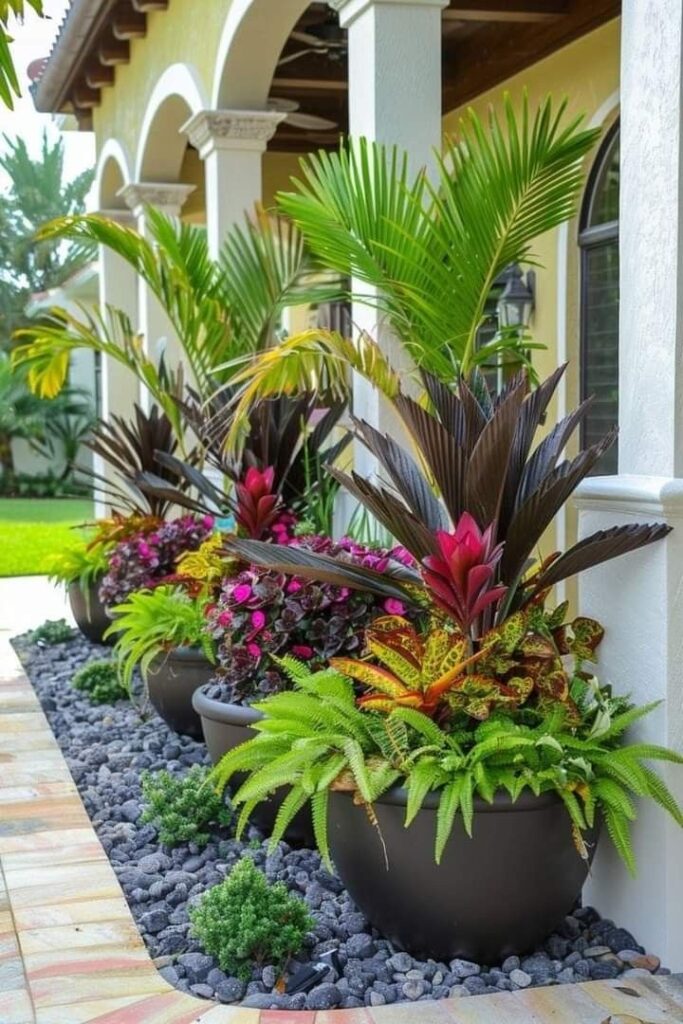 Front Porch Flower Pot Ideas