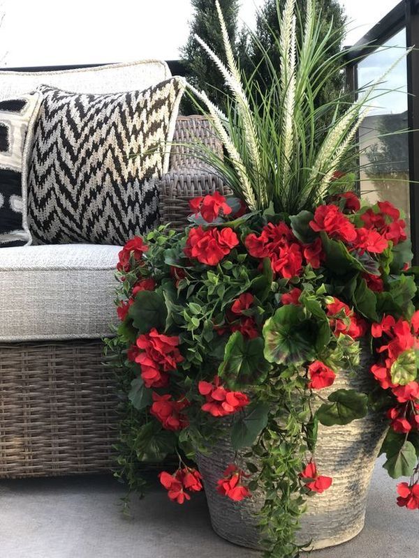 Front Porch Flower Pot Ideas
