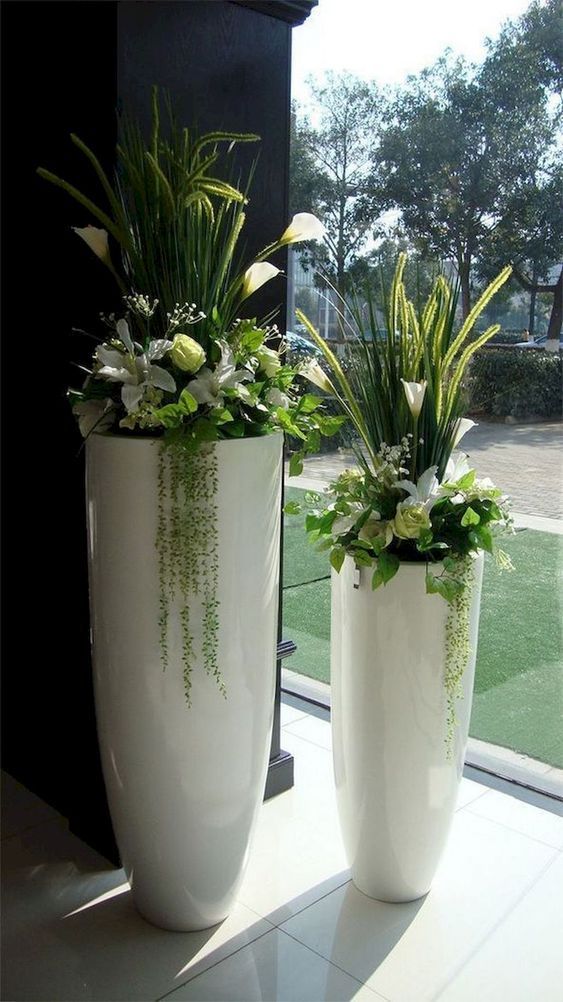 Front Porch Flower Pot Ideas