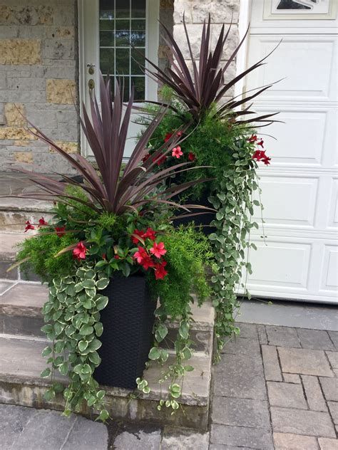 Front Porch Flower Pot Ideas