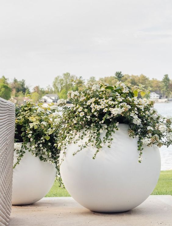 Front Porch Flower Pot Ideas