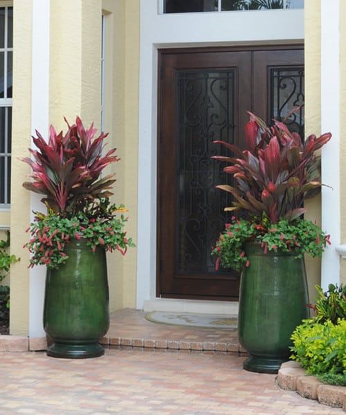 Front Porch Flower Pot Ideas