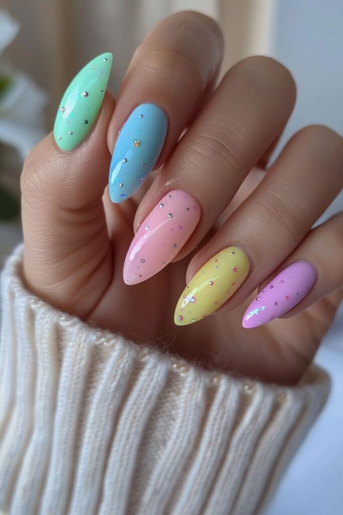 Pastel Easter Nails