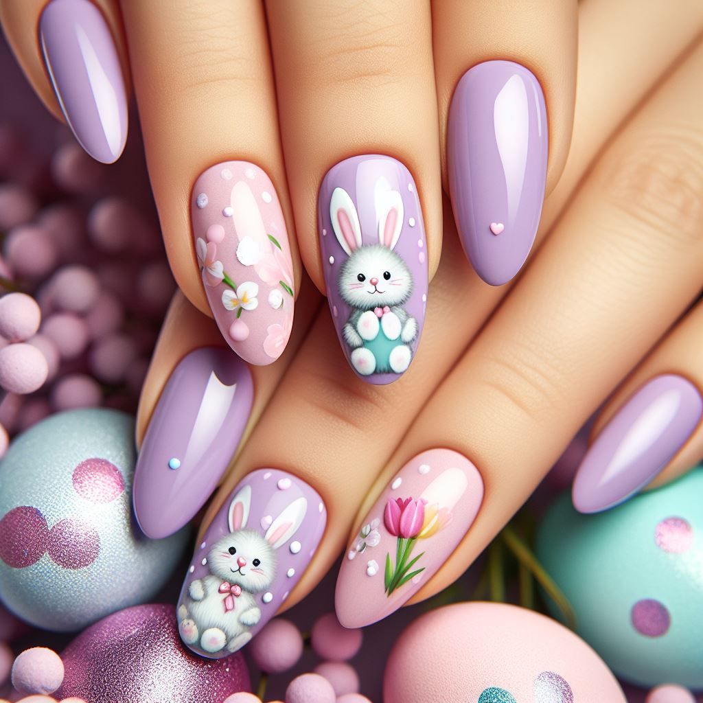 Pastel Easter Nails