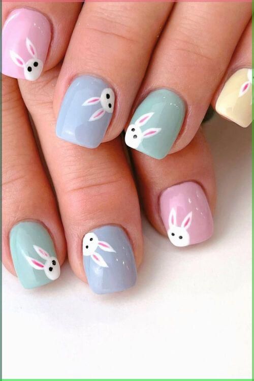 Pastel Easter Nails